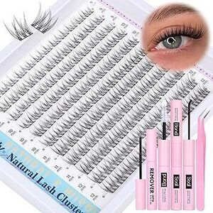 Natural Lash Clusters Kit Diy Lash Extension Kit Wispy Eyelash Extension Kit